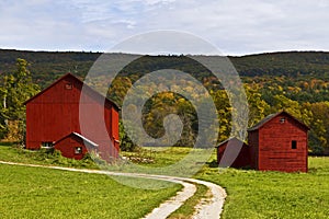 New England barns
