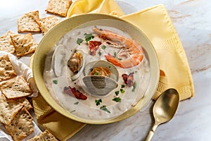 New England Clam Chowder Soup