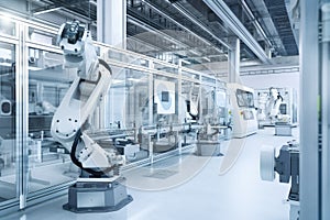 new era of industrial automation with advanced, intelligent machines and technologies