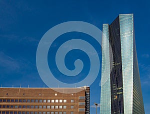 The new European Central Bank Headquarters,Frankfurt,