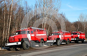 New fire trucks