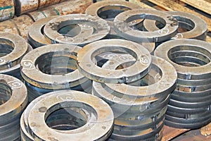 New flanges in the workshop