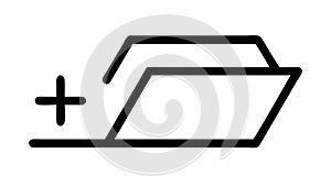 New Folder Create Document Icon Vector Design Generative AI