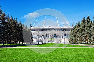 The new football Saint-Petersburg Stadium (Krestovsky)