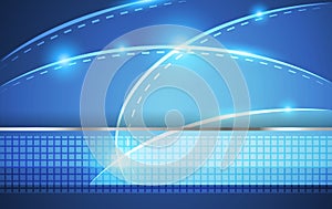 New future technology concept abstract background