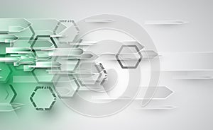 New future technology concept abstract background