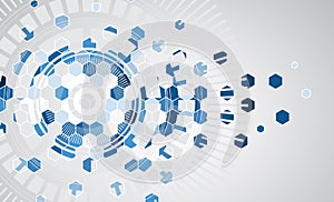 New future technology concept abstract background