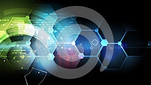 New future technology concept abstract background