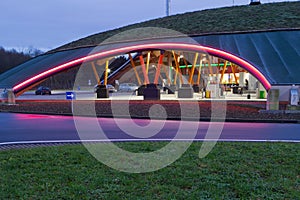 New gas station in Pesse