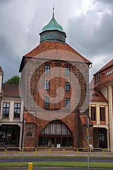 The New Gate (14th century) in Slupsk, Poland.