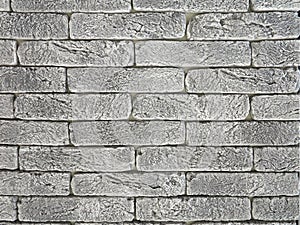 New gray brick wall texture grunge background