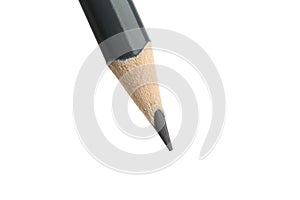 New gray triangular pencil isolated