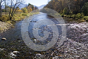 New Hampshire River in Fall