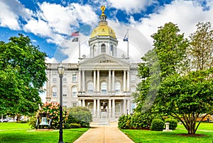 New Hampshire State House, in Concord, NH