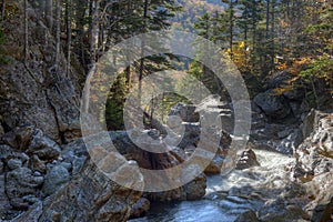 New Hampshire; White Mountains in autumn