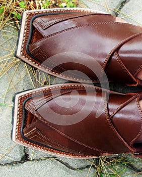 New Hand made Peshawari Chappal [Shoe],Pakistan photo