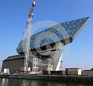 New Harbour Offices in the Port of Antwerp in Belgium