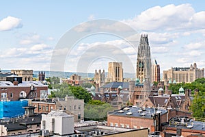 New Haven, Connecticut City Skyline