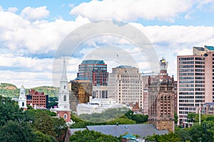 New Haven, Connecticut City Skyline photo