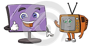 New HDTV vs old TV