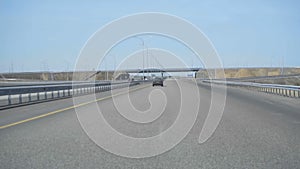 New highway in Kazakhstan