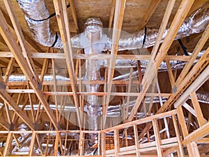 New home air conditioner vents installed in new construction