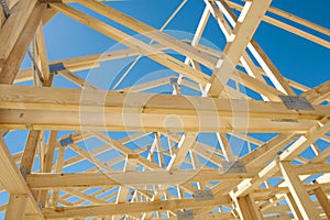 New home construction framing