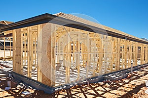 New home construction framing