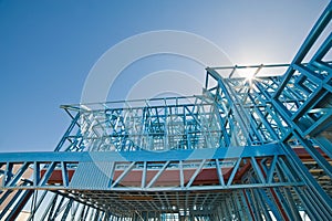 New home construction framing