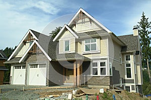 New Home Construction Siding