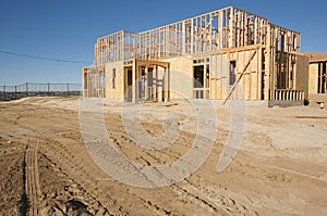 New Home Construction Site