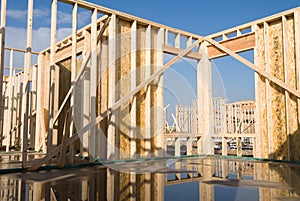 New home frame construction