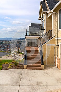 New Home Front Door Staircase