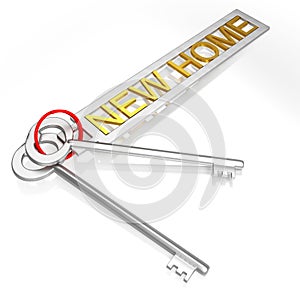New Home Key Shows Moving To House