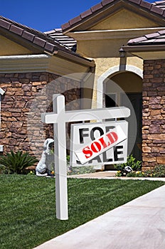 New Home - Sold Sign