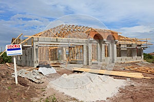 New Home Under Construction