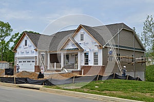 New home under construction