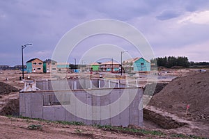 New homes under construction in Alberta