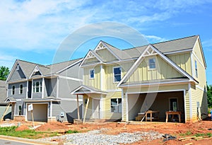 New homes under construction