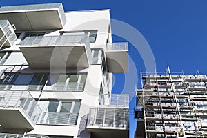 New homes under construction