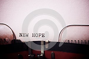 New hope phrase