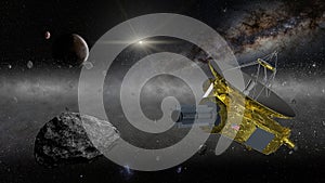 New Horizons space probe in the Kuiper belt