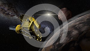 New Horizons space probe - Pluto flyby