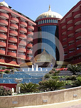 The new hotel in Turkey.