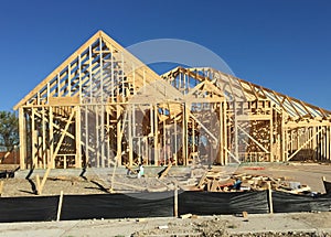 New house construction building