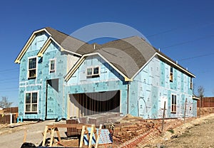 New house construction building