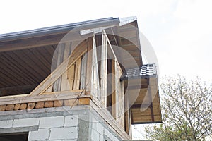 New house construction, site