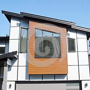 New House Home Canada Design Exterior Details Front View Siding