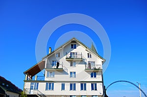 A new house in a rural area