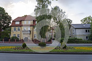 A new house in a rural place, a country house